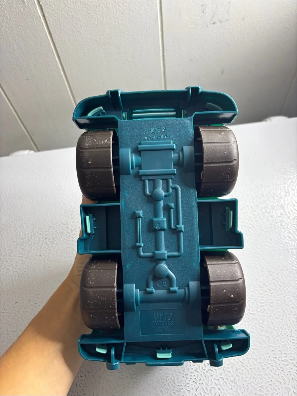 Kids Convertible Toy Car - Teal and Orange